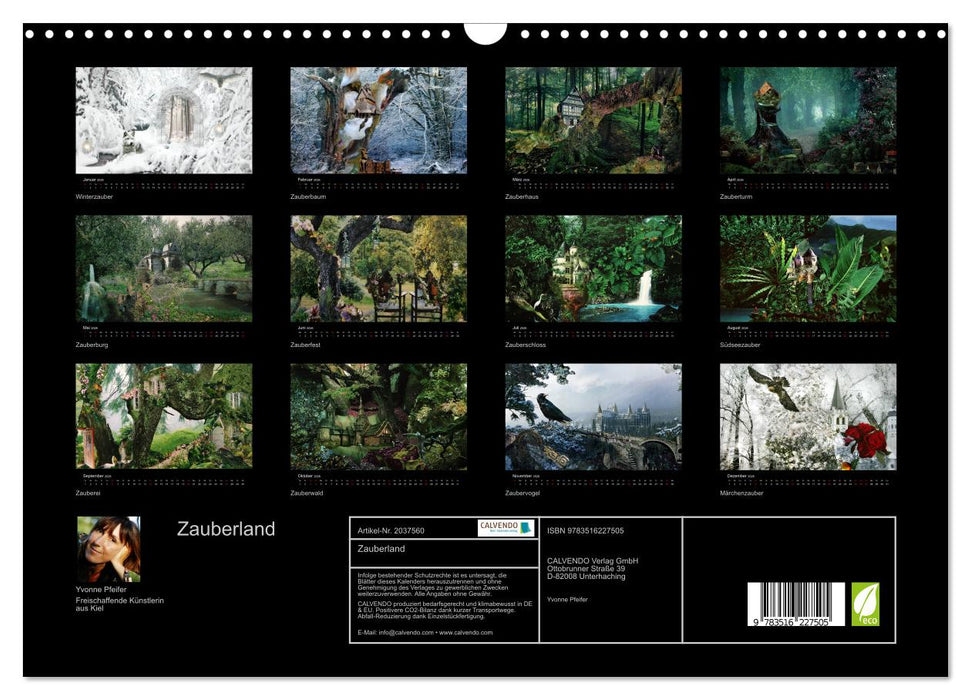 Zauberland (CALVENDO Wandkalender 2026)