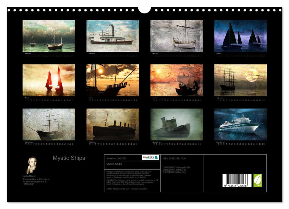 Mystic Ships (CALVENDO Wandkalender 2026)