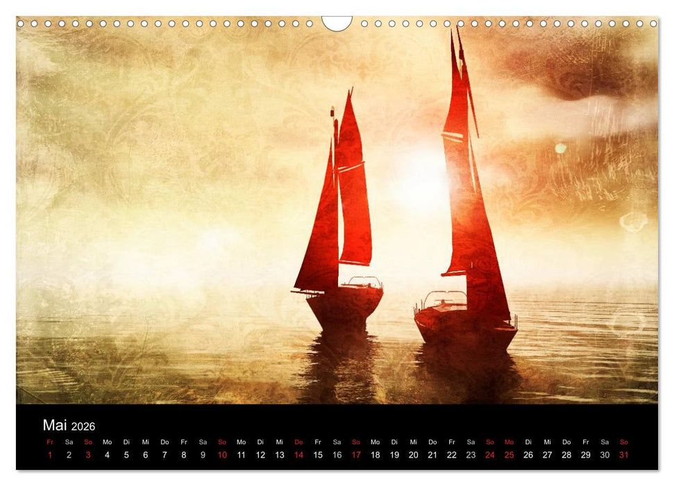 Mystic Ships (CALVENDO Wandkalender 2026)