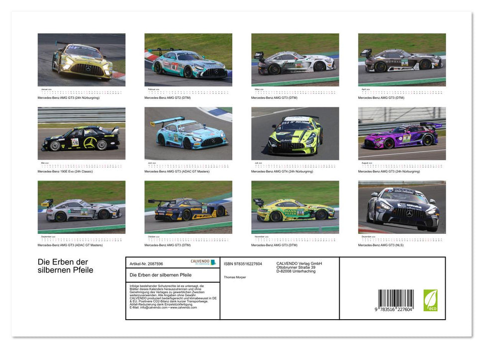 Die Erben der silbernen Pfeile (CALVENDO Premium Wandkalender 2026)