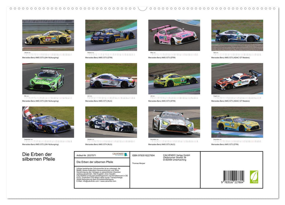 Die Erben der silbernen Pfeile (CALVENDO Premium Wandkalender 2026)