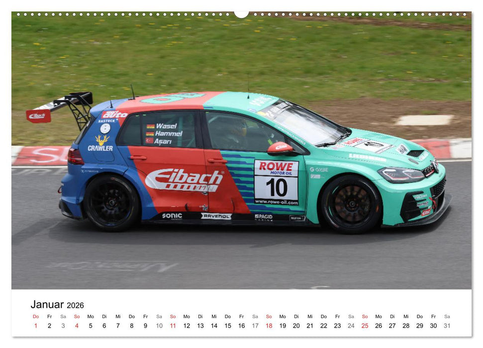 Motorsport in Deutschland (CALVENDO Premium Wandkalender 2026)