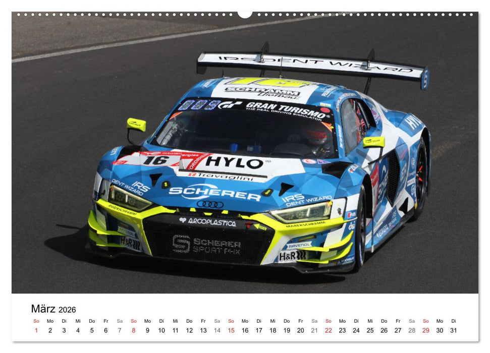Motorsport in Deutschland (CALVENDO Premium Wandkalender 2026)