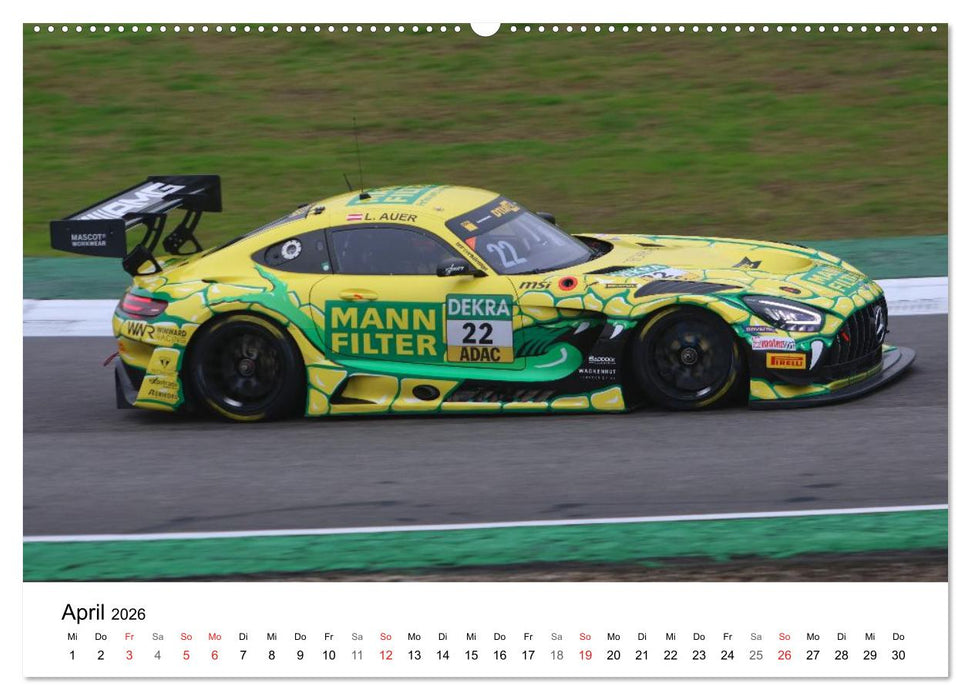 Motorsport in Deutschland (CALVENDO Premium Wandkalender 2026)