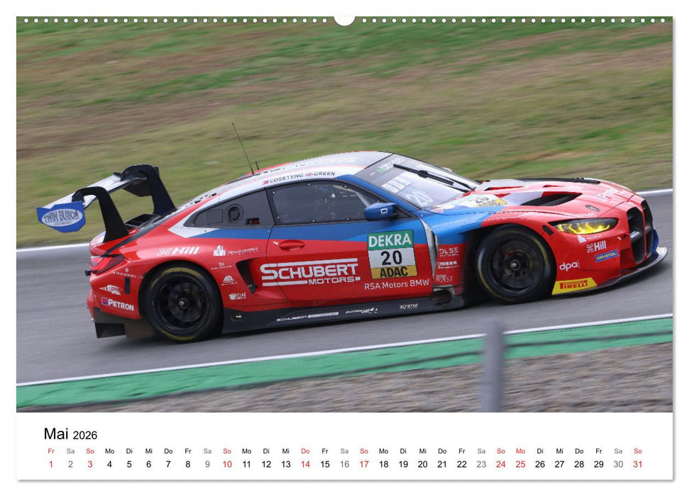 Motorsport in Deutschland (CALVENDO Premium Wandkalender 2026)