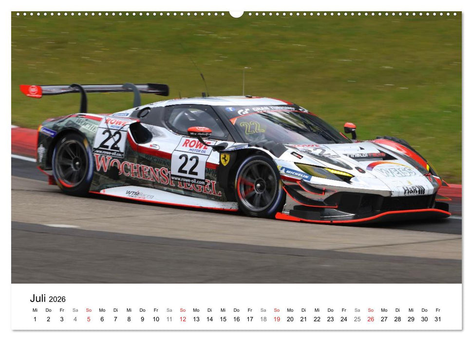 Motorsport in Deutschland (CALVENDO Premium Wandkalender 2026)