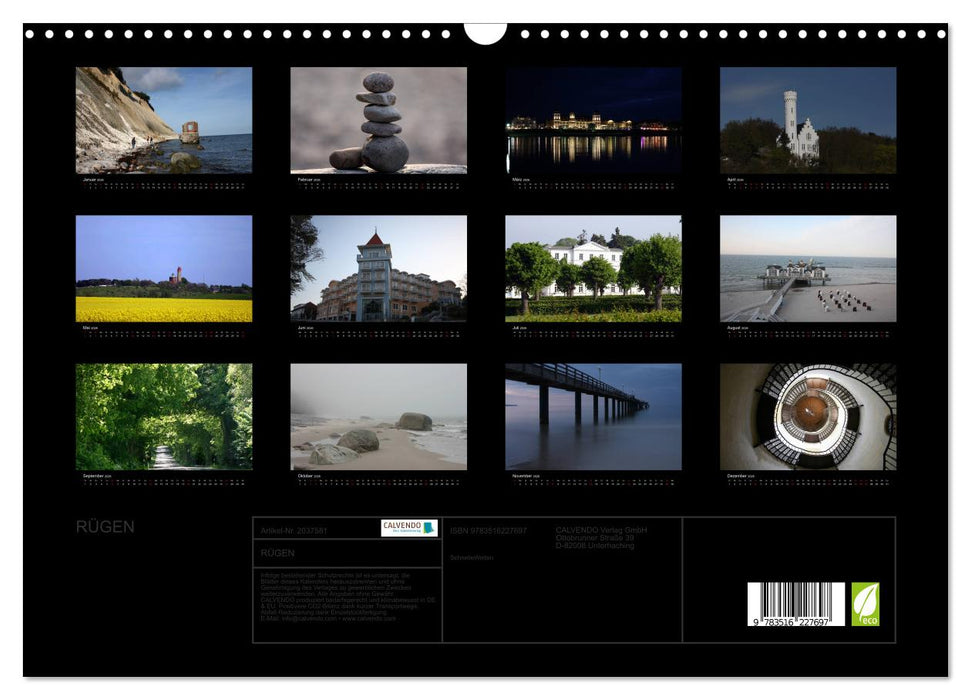RÜGEN (CALVENDO Wandkalender 2026)