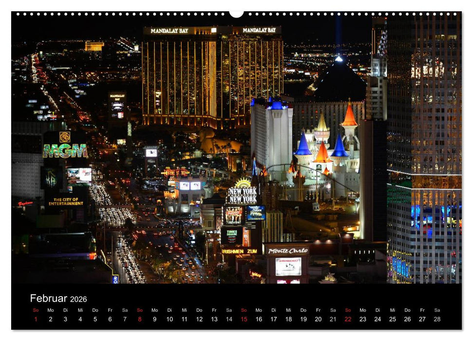 Las Vegas (CALVENDO Wandkalender 2026)