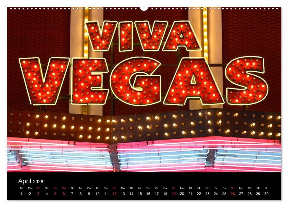 Las Vegas (CALVENDO Wandkalender 2026)