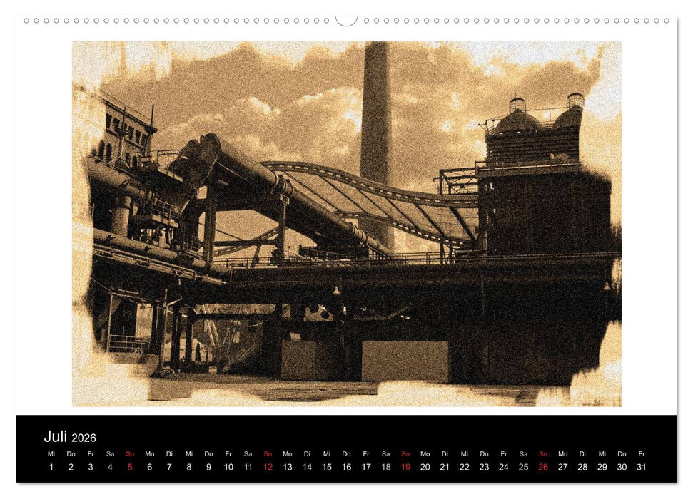 Landschaftspark Duisburg-Nord (CALVENDO Premium Wandkalender 2026)