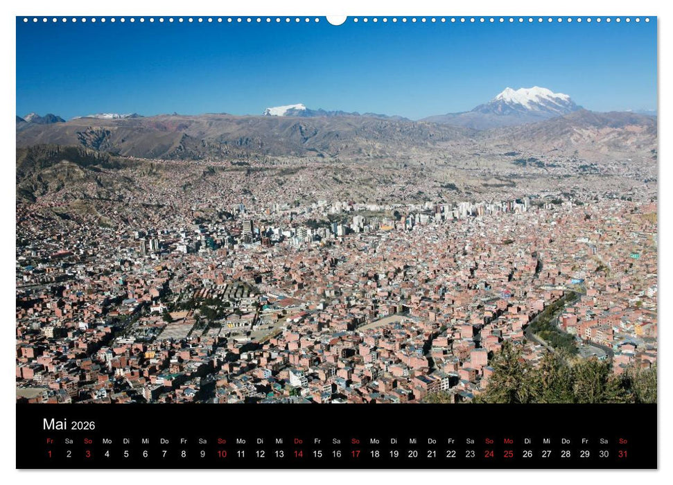 Bolivien (CALVENDO Wandkalender 2026)
