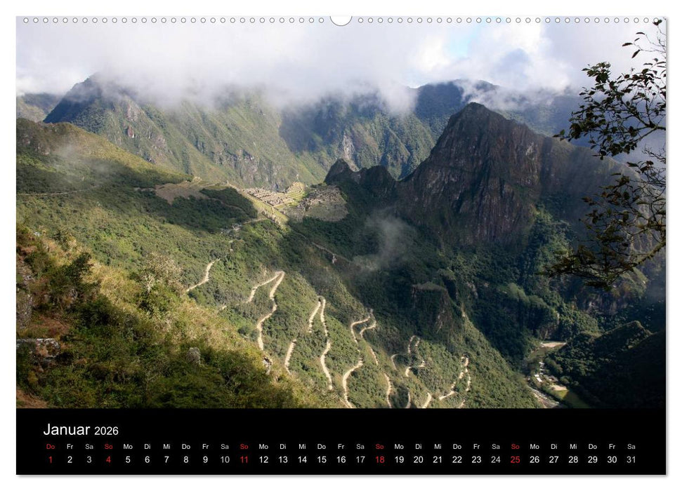 Machu Picchu - Peru (CALVENDO Wandkalender 2026)