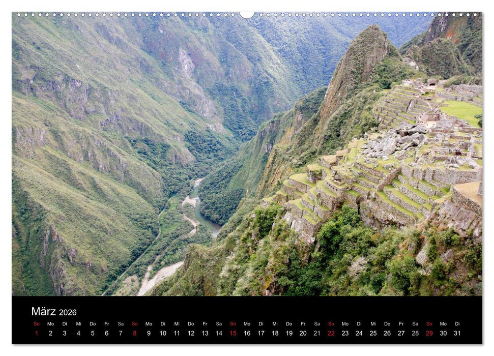 Machu Picchu - Peru (CALVENDO Wandkalender 2026)