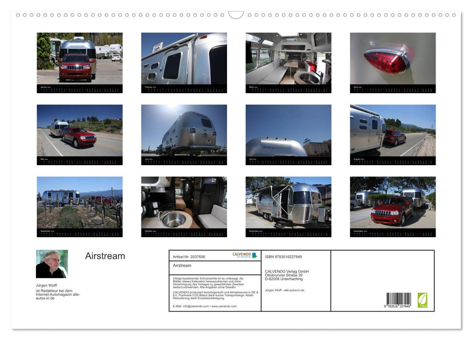 Airstream (CALVENDO Wandkalender 2026)