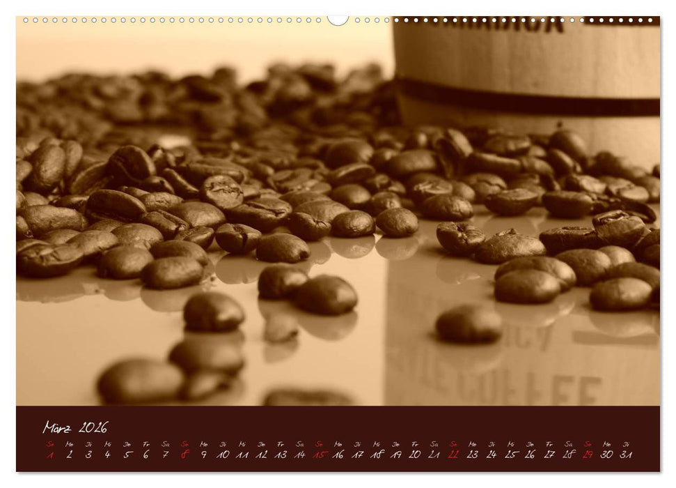 Kaffee Genuss Jahreskalender (CALVENDO Premium Wandkalender 2026)