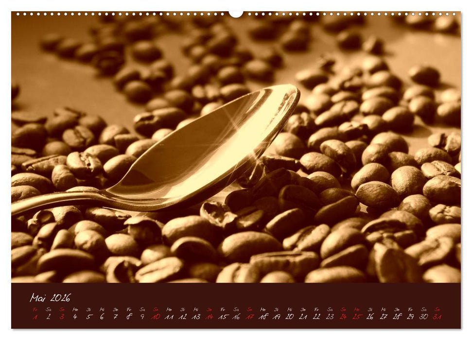Kaffee Genuss Jahreskalender (CALVENDO Premium Wandkalender 2026)