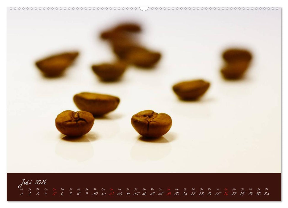 Kaffee Genuss Jahreskalender (CALVENDO Premium Wandkalender 2026)
