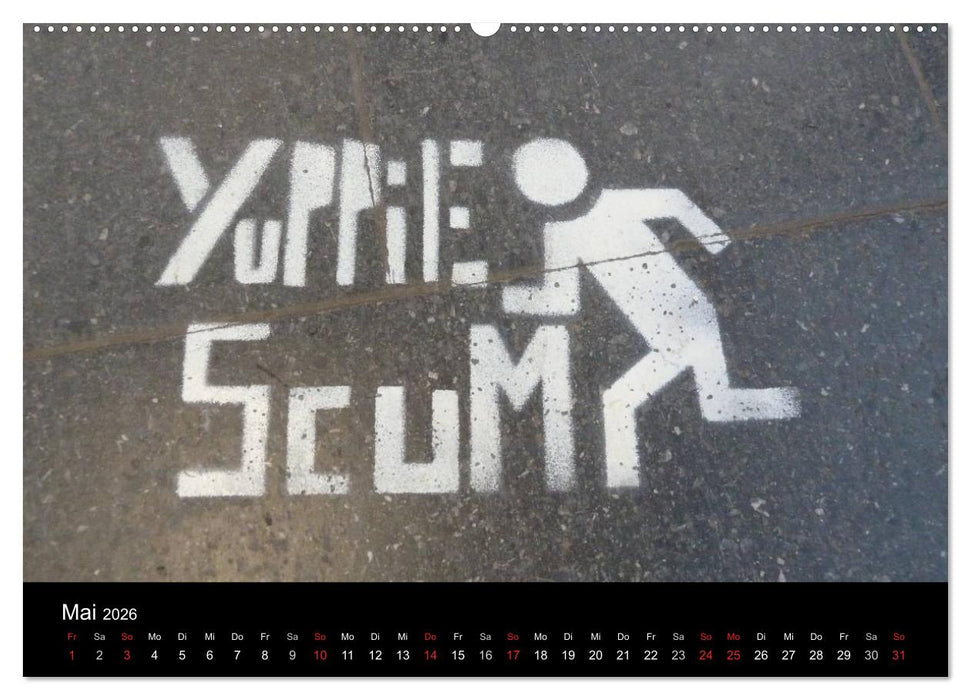 Alternativer Berlinkalender (CALVENDO Premium Wandkalender 2026)