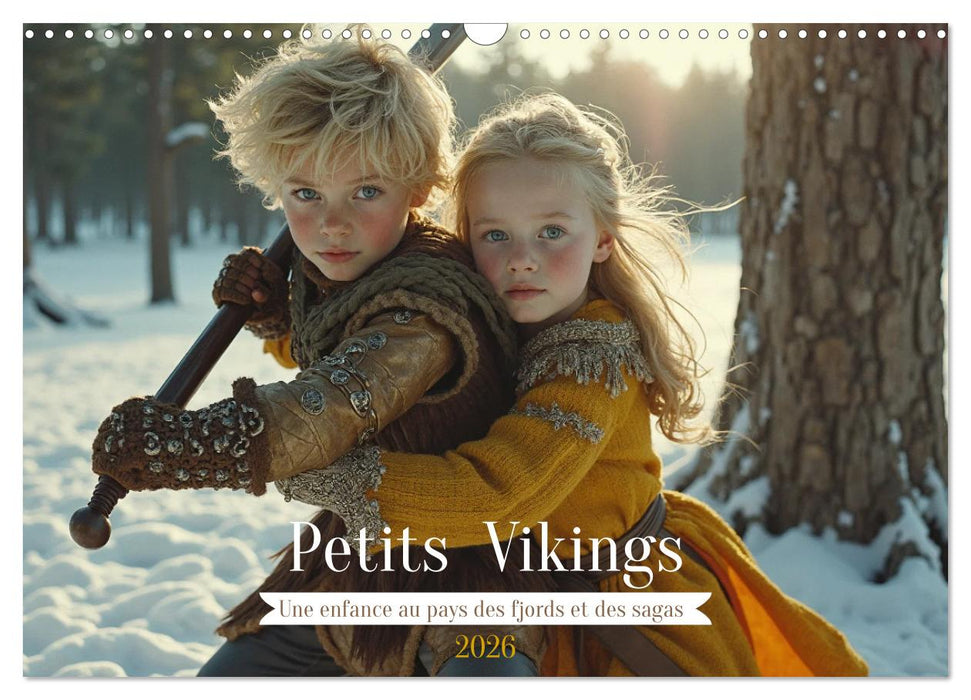 Petits Vikings (CALVENDO Calendrier mensuel 2026)