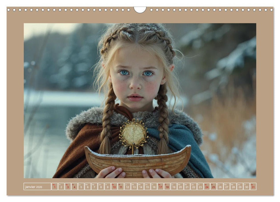 Petits Vikings (CALVENDO Calendrier mensuel 2026)
