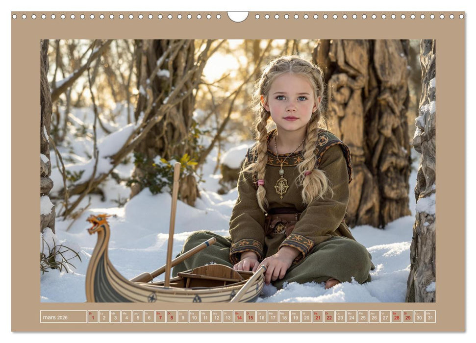 Petits Vikings (CALVENDO Calendrier mensuel 2026)