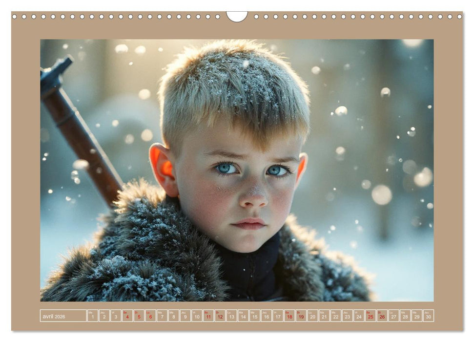 Petits Vikings (CALVENDO Calendrier mensuel 2026)