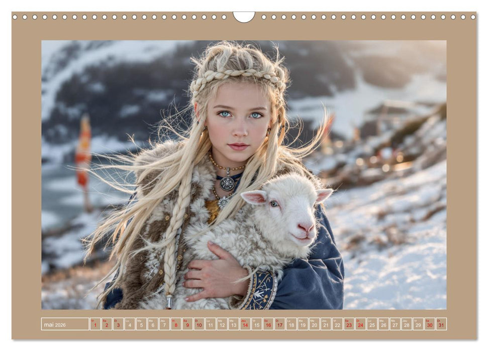 Petits Vikings (CALVENDO Calendrier mensuel 2026)