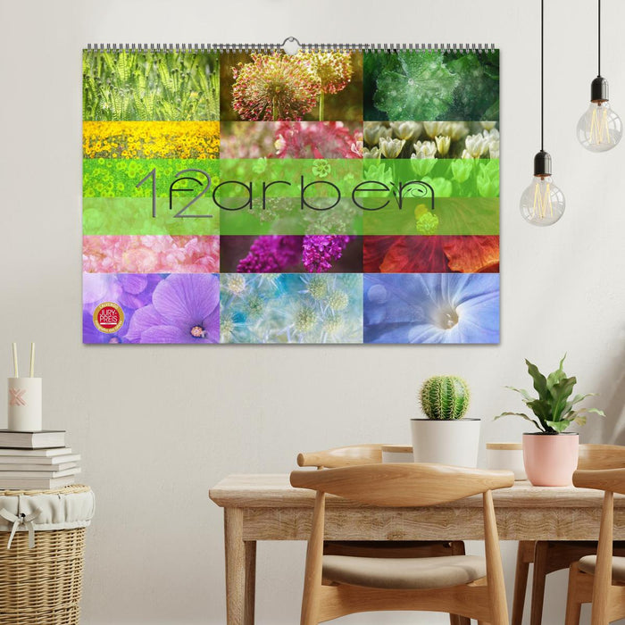 12 Farben (CALVENDO Wandkalender 2026)