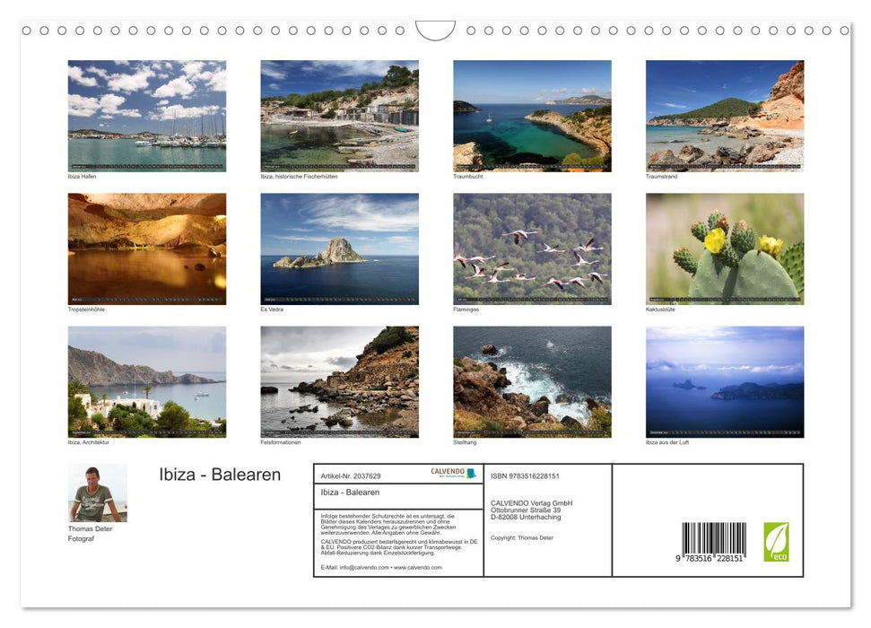 Ibiza - Balearen (CALVENDO Wandkalender 2026)