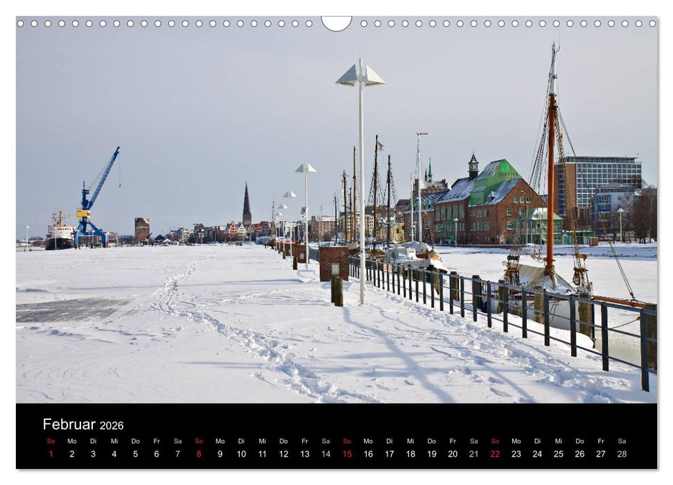 Rostock (CALVENDO Wandkalender 2026)