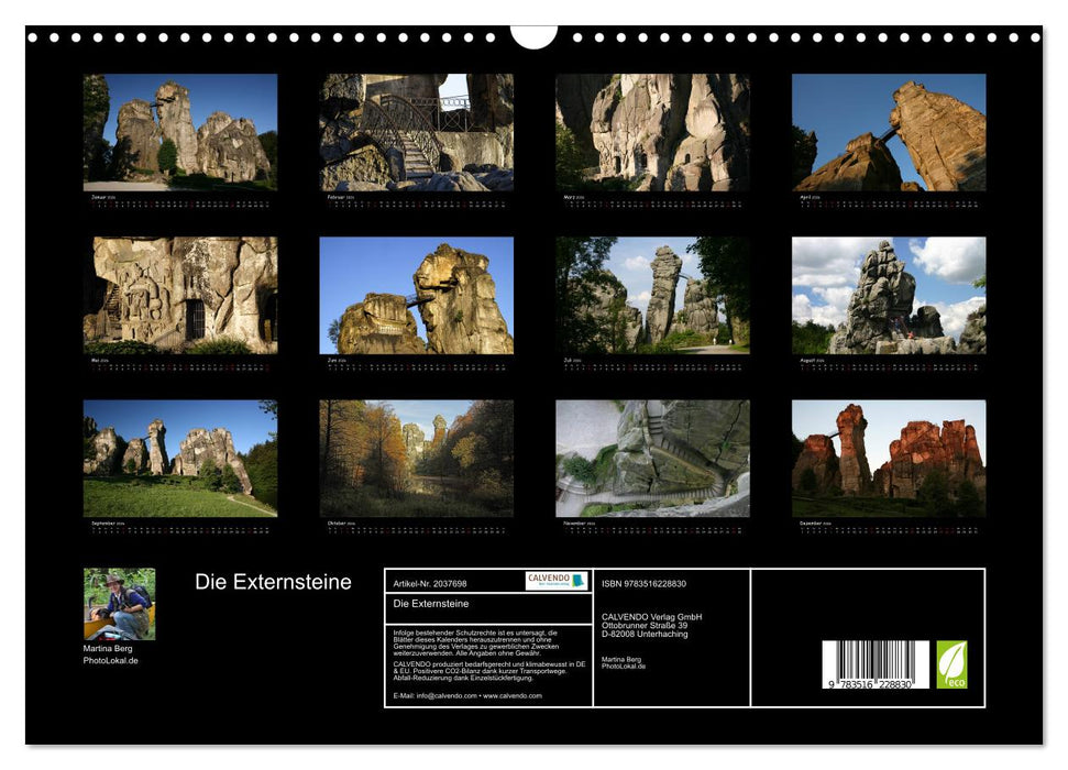Die Externsteine (CALVENDO Wandkalender 2026)