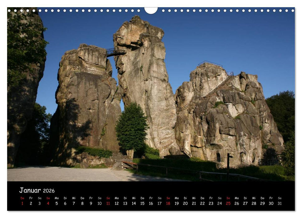 Die Externsteine (CALVENDO Wandkalender 2026)