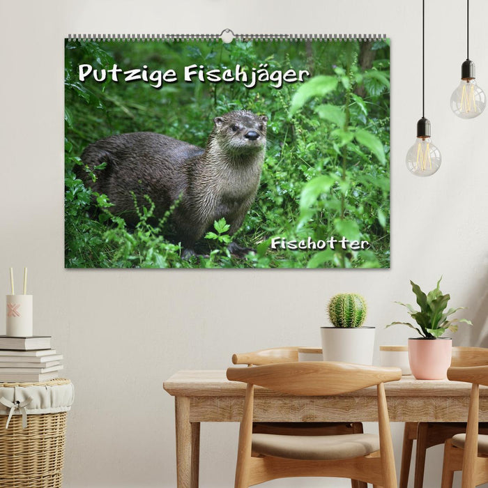 Putzige Fischjäger (CALVENDO Wandkalender 2026)