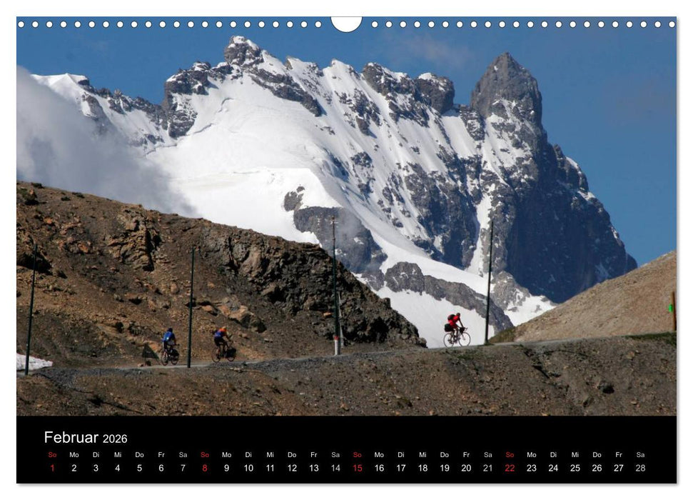 Alpenpässe auf dem Rennrad Vol. 1 (CALVENDO Wandkalender 2026)