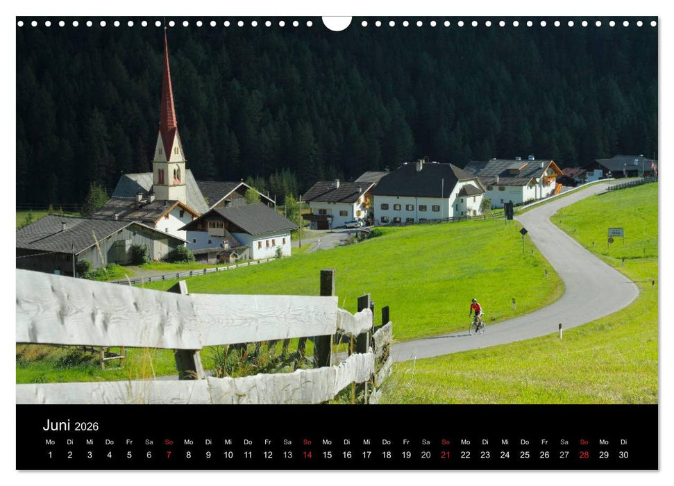 Alpenpässe auf dem Rennrad Vol. 1 (CALVENDO Wandkalender 2026)