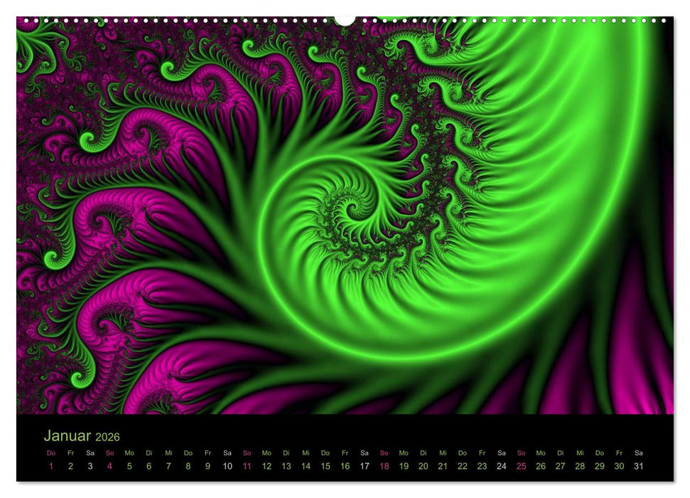 Neonfarben (CALVENDO Wandkalender 2026)