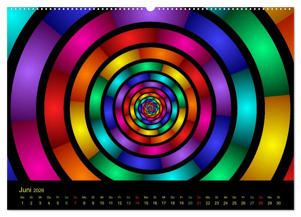 Neonfarben (CALVENDO Wandkalender 2026)