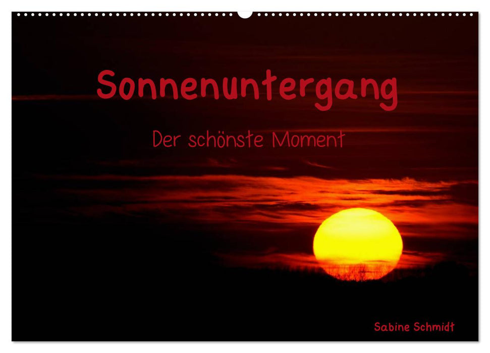 Sonnenuntergang (CALVENDO Wandkalender 2026)