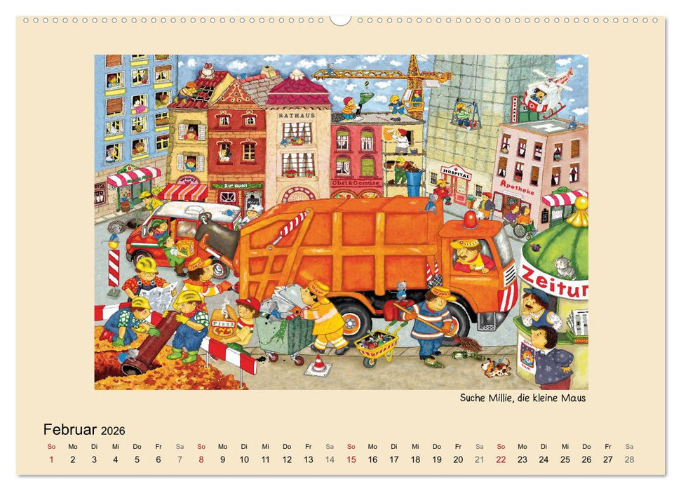 Wimmelbilder (CALVENDO Wandkalender 2026)