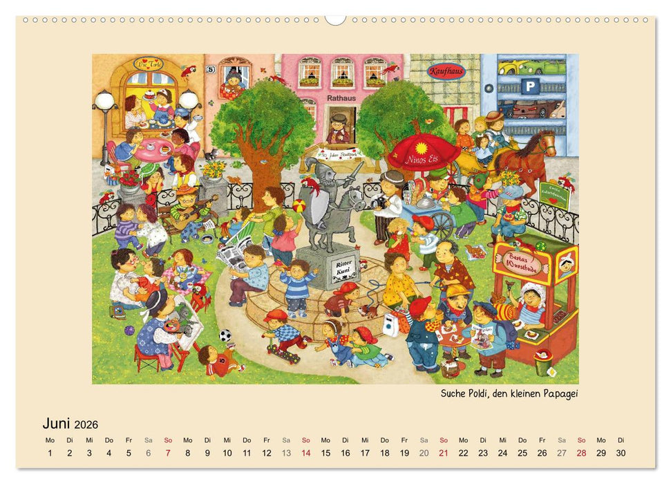 Wimmelbilder (CALVENDO Wandkalender 2026)