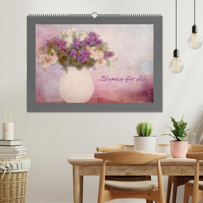 Blumen für dich (CALVENDO Wandkalender 2026)