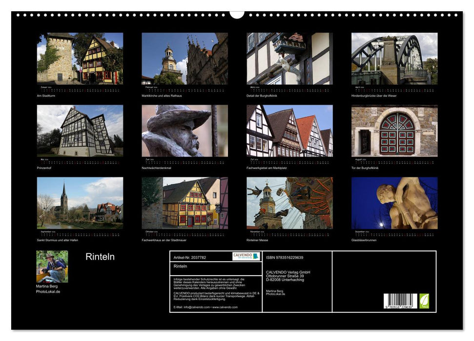 Rinteln (CALVENDO Wandkalender 2026)