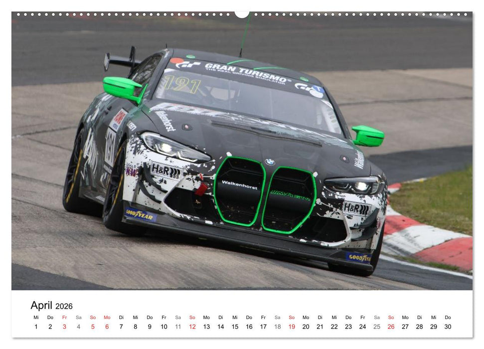 VLN Langstrecken Meisterschaft (CALVENDO Wandkalender 2026)