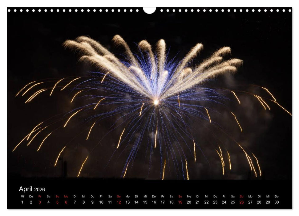 Feuerwerk (CALVENDO Wandkalender 2026)