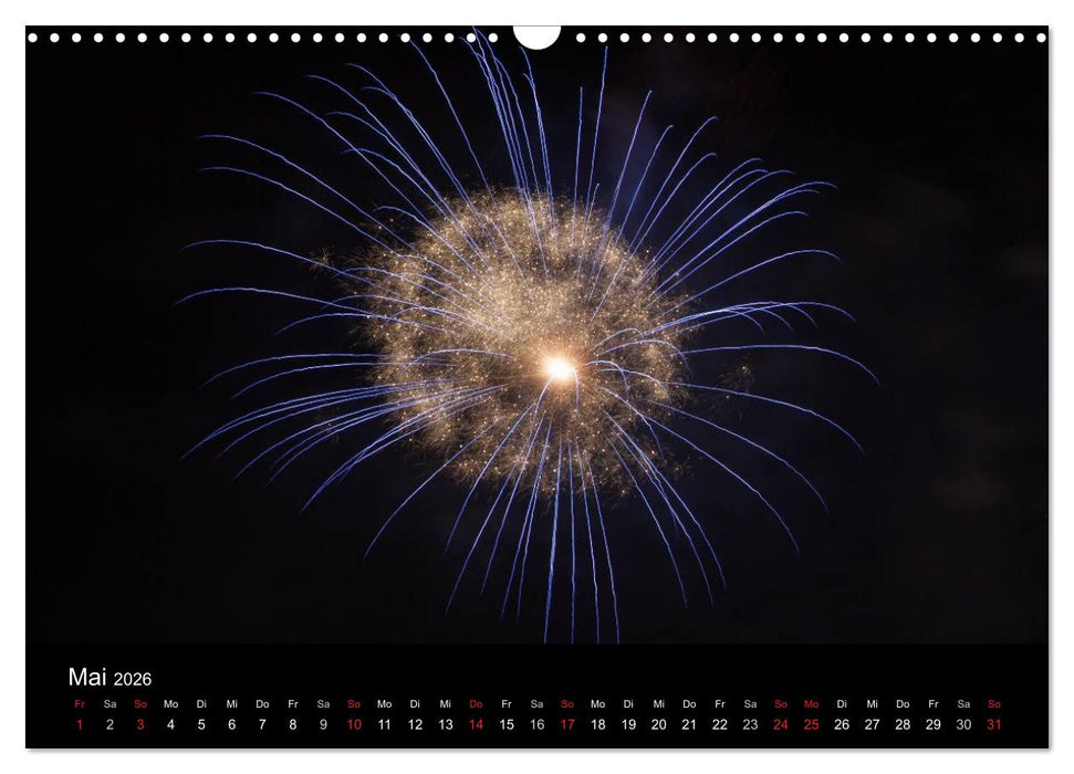 Feuerwerk (CALVENDO Wandkalender 2026)