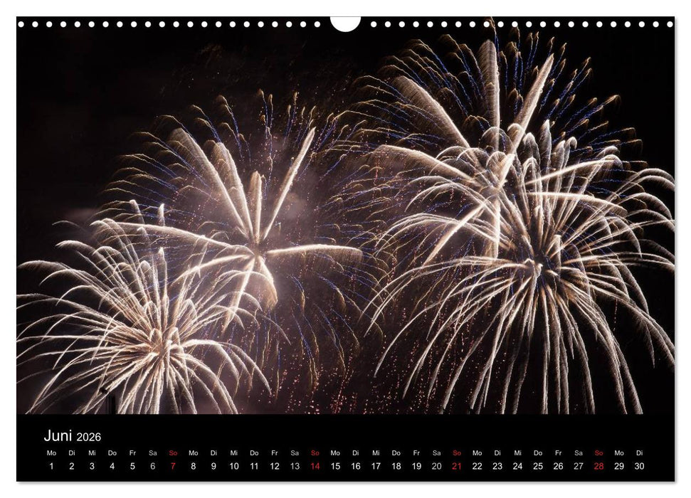 Feuerwerk (CALVENDO Wandkalender 2026)