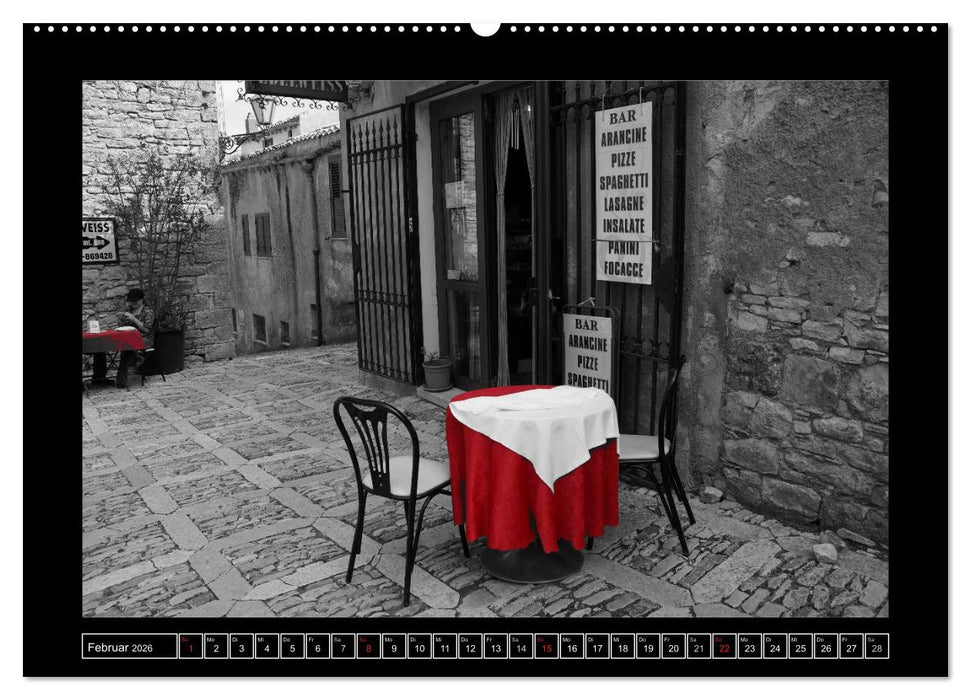 Schwarz-Weiß-Rot (CALVENDO Wandkalender 2026)