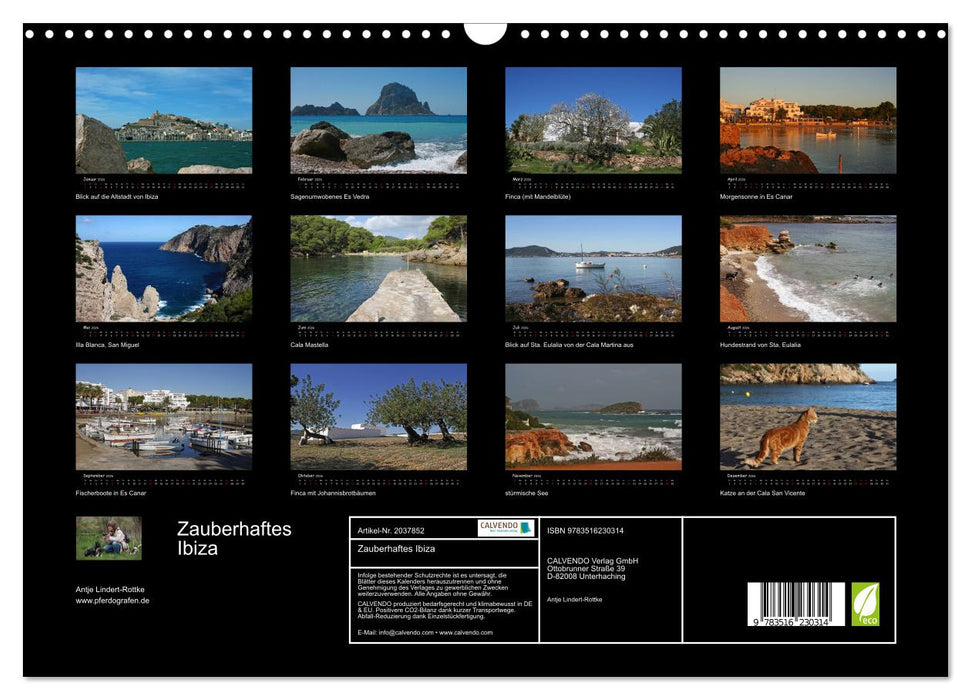 Zauberhaftes Ibiza (CALVENDO Wandkalender 2026)