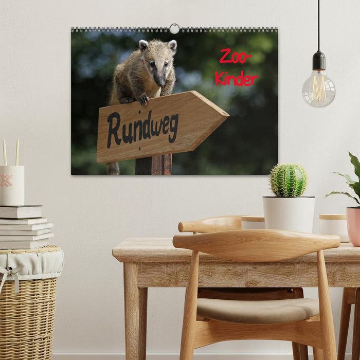 Zoo-Kinder (CALVENDO Wandkalender 2026)