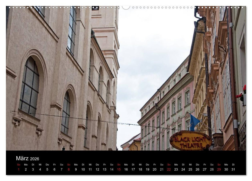 Prager Ansichten (CALVENDO Wandkalender 2026)